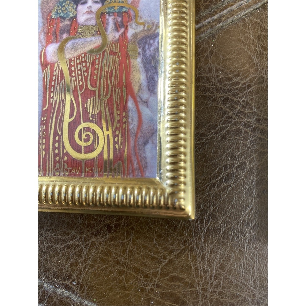 Goebel Artis Orbis Miniature Porcelain Pictures Set of 3 Renoir & Klimt Vintage - Picture 16 of 16
